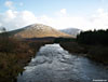 Looking south from the bridge at Bridge of Orchy
